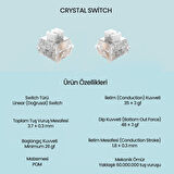 Aula Leobog Crystal Lineer Mekanik Switch 100 Adet