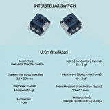Aula Leobog Interstellar Tactile Mekanik Switch 100 Adet
