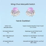 aula leobog wing chun manyetik switch 20 adet