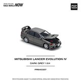 Pop Race Mitsubishi Lancer Evolution IV Dark Grey 1:64 Açılır Kaputlu Model Araba PR64-327