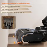 25.000Pa 100℃ Islak Kuru Şarjlı Süpürge | Vakum + Mop | Akıllı, Kendini Temizleme Özellikli D800