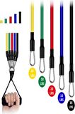 11 Parça Deluxe Profesyonel Direnç Lastiği Seti Latex Premium Kalite Fitness Kondisyon Direnç Lastik