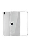 iPad Air 11 2025 M3 Çip Uyumlu Fuchsia Darbe Emici Koruyucu Şeffaf Silikon Kapak