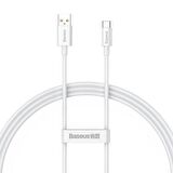 Baseus 1MT 6A 100W Mega Hızlı USB To Type C Şarj ve Data Kablosu, Akım Ve Isı Korumalı Type C Kablo