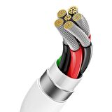 Baseus 1MT 6A 100W Mega Hızlı USB To Type C Şarj ve Data Kablosu, Akım Ve Isı Korumalı Type C Kablo