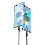 Baseus 1MT 6A 100W Mega Hızlı USB To Type C Şarj ve Data Kablosu, Akım Ve Isı Korumalı Type C Kablo