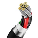 Baseus 1MT 6A 100W Mega Hızlı USB To Type C Şarj ve Data Kablosu, Akım Ve Isı Korumalı Type C Kablo