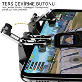 Coofbe 1200Mah Bataryalı 6 Parmak Telefon Soğutucu Nişan Tetik Tuşu Profesyonel Mobil Oyun Konsolu