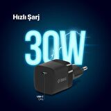 Ttec 30W 1x PD Type C Girişli Süper Hızlı Şarj Aleti, İphone, Samsung, Oppo, Xiaomi Uyumlu Şarj Adaptörü
