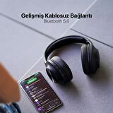 Ttec BT5.0V Ultra Hafif Mikrofonlu Bluetooth Kulaklık, Çift Telefon Bağlantılı, Ekstra Baslı Kulaklık