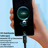 Essager 1 Metre 60W Type C to Type-C Ultra Hızlı Data Şarj Kablosu,Süper Dayanıklı Şarj ve Data Kablosu