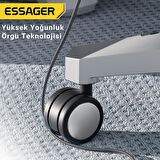 Essager 3 Metre PD 100W Süper Hızlı Type C To Type C Şarj Data Kablosu, E-marker Çipli Akıllı Şarj Kablosu