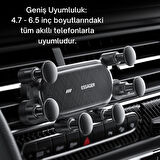 Essager Örümcek Tipi Klipsli Araç İçi Telefon Tutucu, 360 Derece Dönebilen Düşmez Titremez Telefon Tutucu