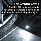 Polham 6000mAh Şarjlı 150PSİ Ultra Hızlı Lastik Şişirme Hava Kompresörü,Araç, Motosiklet, Bisiklet Pompası
