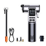 Polham 4in1 150PSİ 4000mAh Şarjlı Araç Lastik Şişirme Pompası, Cam Kırıcı, Kemer Kesici, Led Işıklı,Şarjlı Pompa