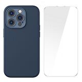 Baseus iPhone 14 Pro 6.1 Kamera Korumalı Kılıf ve Ful Kaplama Ekran Koruyucu, Gizli Magsafeli Kılıf