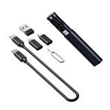 Polham Kutulu 5in1 60W Type C Kablolu , USB, Micro,İphone Dönüştürücü,Sim Kart Aparatlı Seyahat Seti