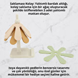 Polham Stanlı 3 Adet Set Isıya Dayanıklı Kaydırmaz Silikon Nihale, Çaydanlık Tencere Altlığı Nihale
