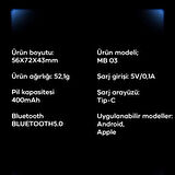 Polham 400Mah Şarjlı Bluetooth Bağlantılı Android, İOS Uym Oyuncu Kontrol Joystick ve Tetik Konsolu