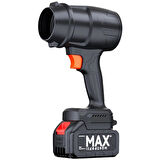 Polham 350W Şarjlı Ultra Güçlü 30000RPM Üfleme Cihazı, Araç Su İtici, Yaprak İtici, Mangal Hava Üfleyici