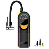 Polham 60W 4000mAh Şarjlı 150PSİ Ultra Hızlı Lastik Şişirme Hava Kompresörü, Dijital Göstergeli Pompa