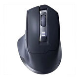 Polham 500mAh Bataryalı Şarj Edilebilir Süper Sessiz ve Ergonomik Kablosuz Mouse, 2400DPI Gecikmesiz Mouse