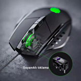 Polham Süper Sessiz 1.5 Metre Kablolu 7200 DPİ Ergonomik Oyuncu Mouse, Gecikmesiz Universal Süoer Mouse