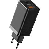 Baseus GaN2 Pro Type-C 65 Watt Hızlı Şarj Aleti Siyah