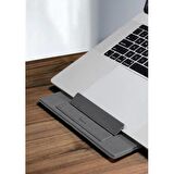 BASEUS Ultra İnce Yükseklik Ayarlamalı Notebook Standı, 11-16 inç Arası Uyumlu Deri Stand