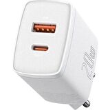 Baseus USB 20 Watt Hızlı Şarj Aleti Beyaz