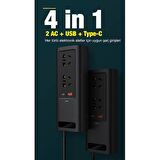 Baseus 150W Power Inverter AC 220V Araç İçi Çakmaklık Çevirici Araç Çakmaklık Priz Dönüştürücü