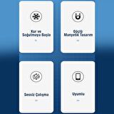 Coofbe Mıknatıslı Radyatörlü Kablolu Telefon Soğutma Fanı, 9 Bıçaklı Ultra Hızlı Telefon Soğutucu