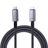 Polham 1MT USB3.2 100W Thunderbolt Type-C to Type-C Şarj, Data ve 8K 60Hz Görüntü Aktarım Kablosu