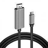 Polham 1.8 Metre Type-C to HDMİ 4K 60Hz Ses ve Görüntü Kablosu, Telefon, Tablet, PC HDMİ Kablosu