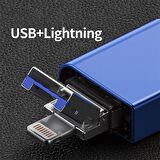 Polham USB, Type-c ve Lightning Girişli Ultra Hızlı Hafıza Kart Okuyucu, Micro SC Hafıza Kart Reader