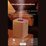 Polham 3 Litre Nano Ultrasonik Çift Püskürtmeli Hava Nemlendirici, Buhar Makinası, Koku Eklenebilir