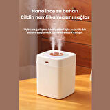 Polham 3 Litre Nano Ultrasonik Çift Püskürtmeli Hava Nemlendirici, Buhar Makinası, Koku Eklenebilir