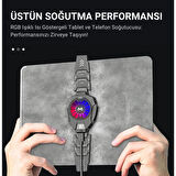 Polham RGB Işıklı Isı Göstergeli Tablet ve Telefon Uyumlu 7000RPM Ultra Güçlü Soğutucu Fan, Ultra Sessiz