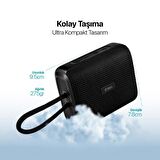 Ttec BT5.1V IPX6 Su Geçirmez Çift Sürücülü Taşınabilir Kablosuz Hoparlör Speaker, Askılıklı Mikforonlu Hoparlör