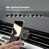 Ttec Havalandırma Girişli Mıknatıslı Telefon Tutucu, Titremez Sarsılmaz Universal Telefon Tutucu