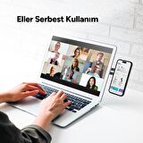 Ttec Monitör, Notebook Ekranına Yapışan Magsafeli Telefon Tutucu, Açı ve Yön Ayarlı Telefon Tutucu