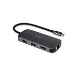 Ttec 8in1 100W Type C Çoğaltıcı Hub, 3x USB, 1x PD Type C, 1x TF/SD, 1x 4K HDMİ, 1x RJ45 Çevirici Adaptör