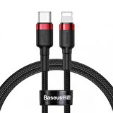 Baseus 18W 1 Metre Type-C To İPhone Lightning Şarj ve Data Kablosu, İpad ve İphone Ultra Hızlı Şarj