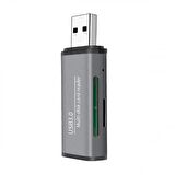 Polham USB To SD-Micro SD Hafıza Kart Okuyucu Adaptör, USB 3.0 Card reader 