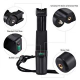 Polham 3 Ayaklı Bilek İpli Telefon, Fotoğraf Makinesi Ve Kameralar İçin Mini El Tutucu Tripod
