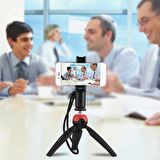Polham 3 Ayaklı Bilek İpli Telefon, Fotoğraf Makinesi Ve Kameralar İçin Mini El Tutucu Tripod