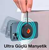 Baseus 1.5 Metre 15W Ultra Hızlı İphone 12,13,14,15 Serisi İle Uyumlu Magsafeli Kablosuz Şarj Standı