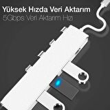 Polham 5in1 PD Type C 4x USB Girişli 1x USB C Girişli Çevirici Çoğaltıcı Adaptör Hub, Ultra Hızlı