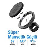 Polham Araç içi Mıknatıslı Telefon Tutucu, Süper 4x Mıknatıslı Titremez Universal,titremez Sarsılmaz