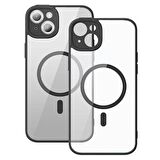 Baseus iPhone 14 Plus 6.7 Kamera Korumalı Magsafe Kılıf ve Ful Kaplama Kırılmaz Ekran Koruyucu